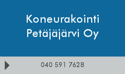 Koneurakointi Petäjäjärvi Oy