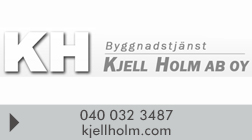 Byggnadstjänst Kjell Holm Oy Ab